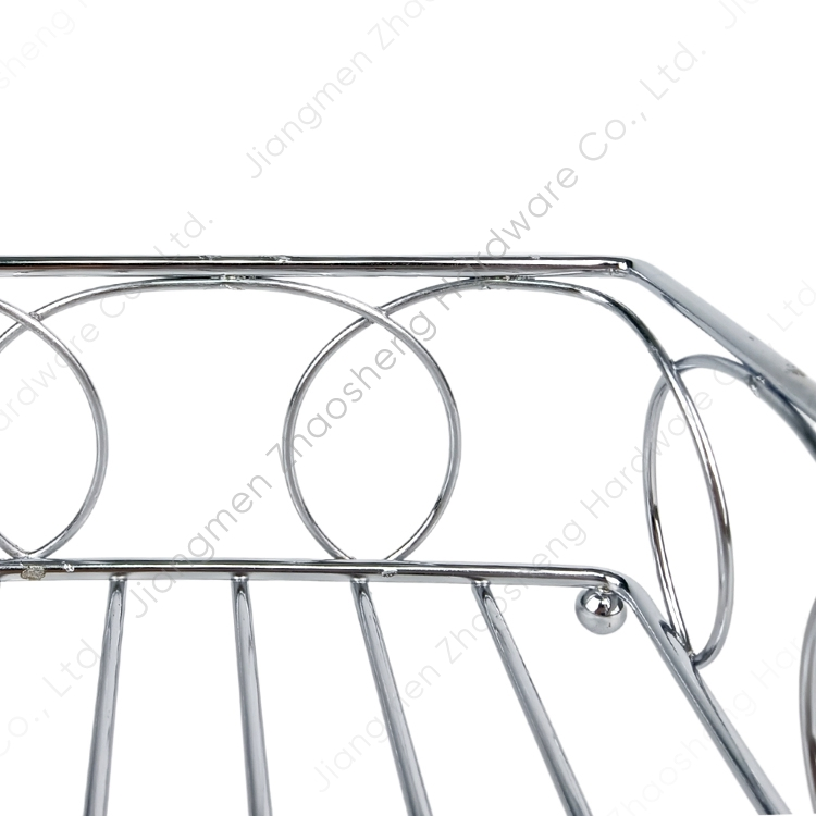 Restaurant Display Stand Lunch Sanitary Napkin Caddy Kitchen Freestanding Metal Silver Paper Napkin Holder for Table