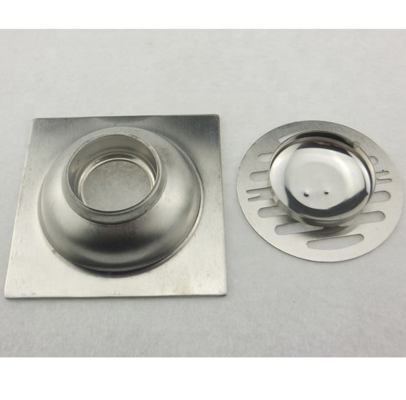 Квадратный напольный трап с антизапахом и быстрым сливом