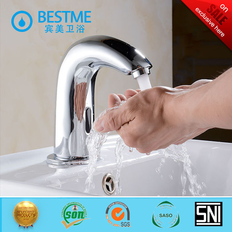 Sanitary Ware Electronic Induction Sensor Washbasin Mixer Faucet (Bf-A125)