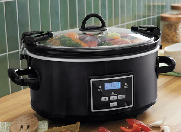 Large Capacity 7qt Slow Cooker with Programmable Settings