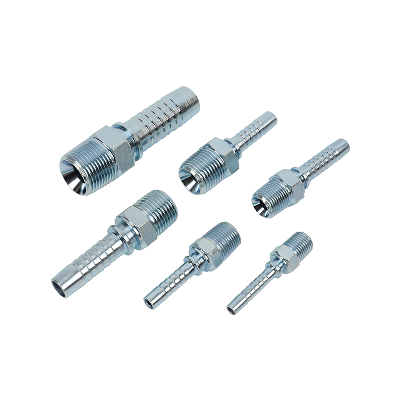 Reliable Connection Fitting with Silver Brass for Spiral Hydraulic Systems