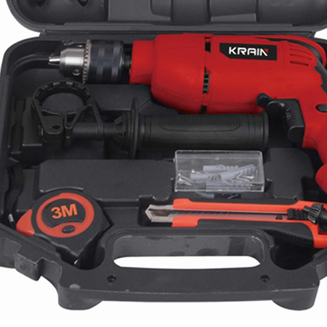 Drill Tool Box Set Hand Tools Clamp Screwdriver Drilling Machine Electric Power Tool Krain Impact Drill Set Box Tool