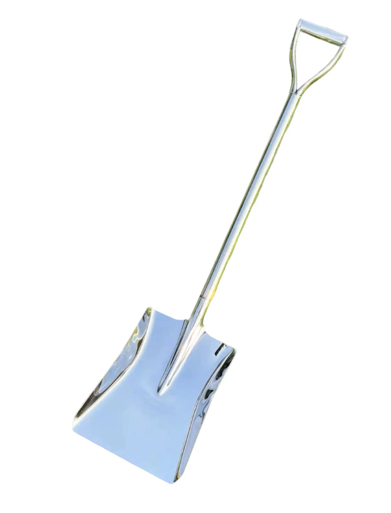 Premium Flat Shovel with Steel Blade for Garden and Construction Applications