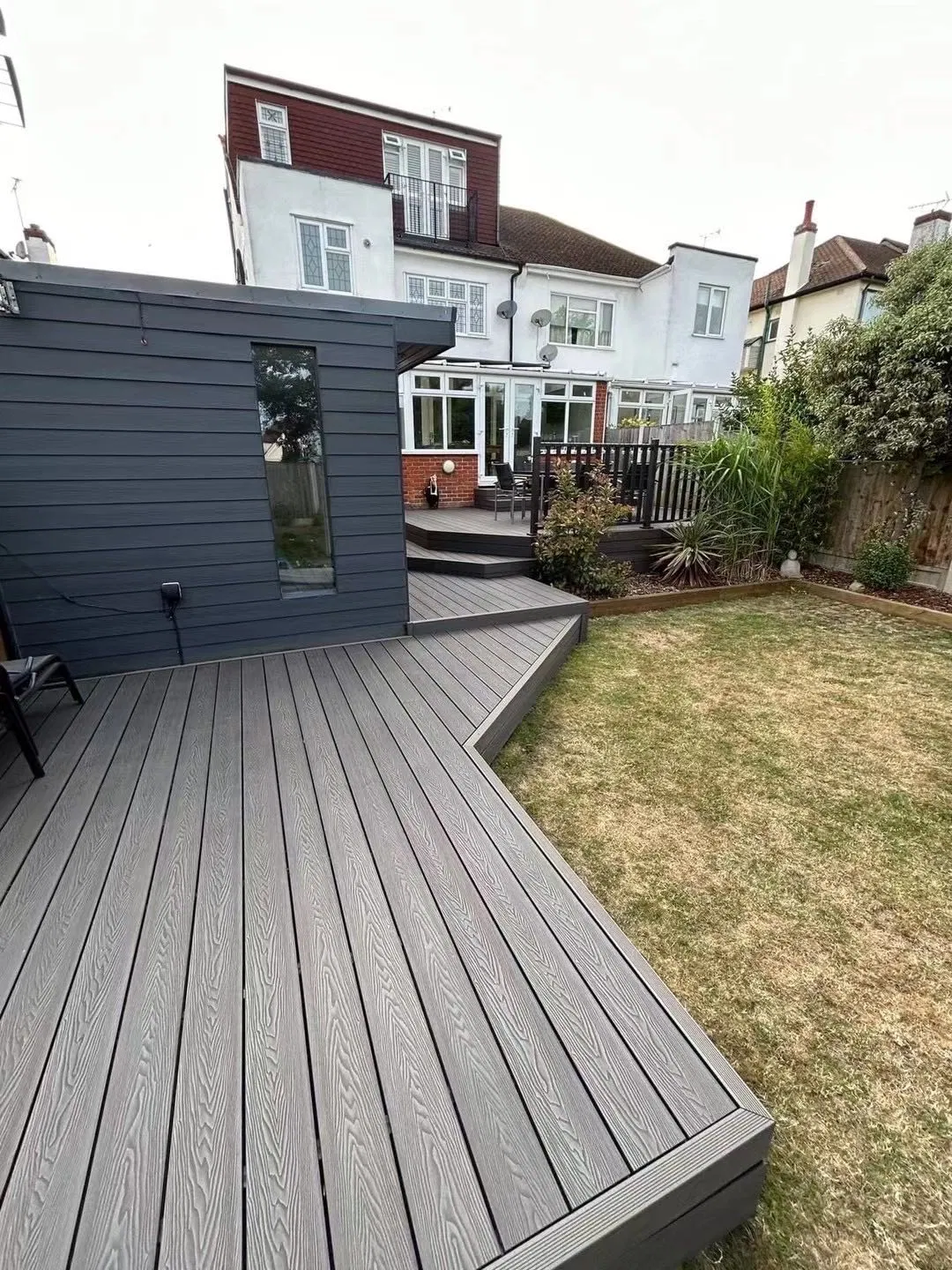 Водостойкая WPC панель 3D с тиснением для сада и улицы