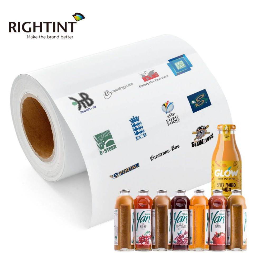 Rightint Carton A4, in Rolls, OEM Glossy Paper Adhesive Label Sticker