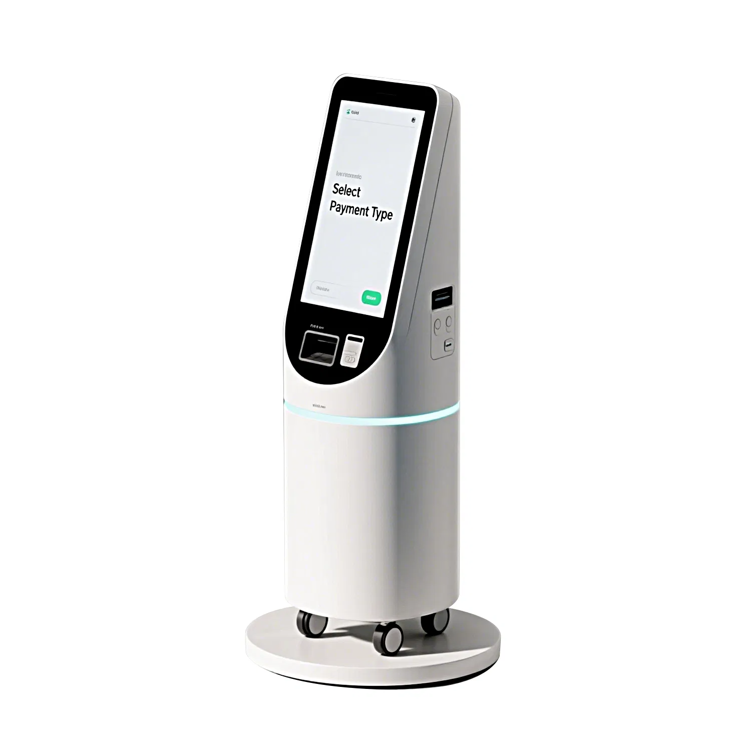Multi Functional Gas Station Ticket Dispenser Queue Management Queuing Floor-Standing Self Service Payment Kiosk