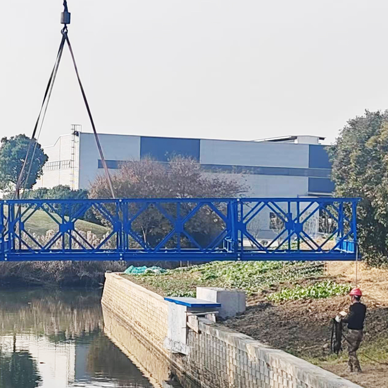 Steel Iron Truss Bridge with CB321 Model Qualification ISO