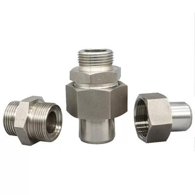 Stainless Steel Union for Water Treatment - 1" NPT, 316L Grade