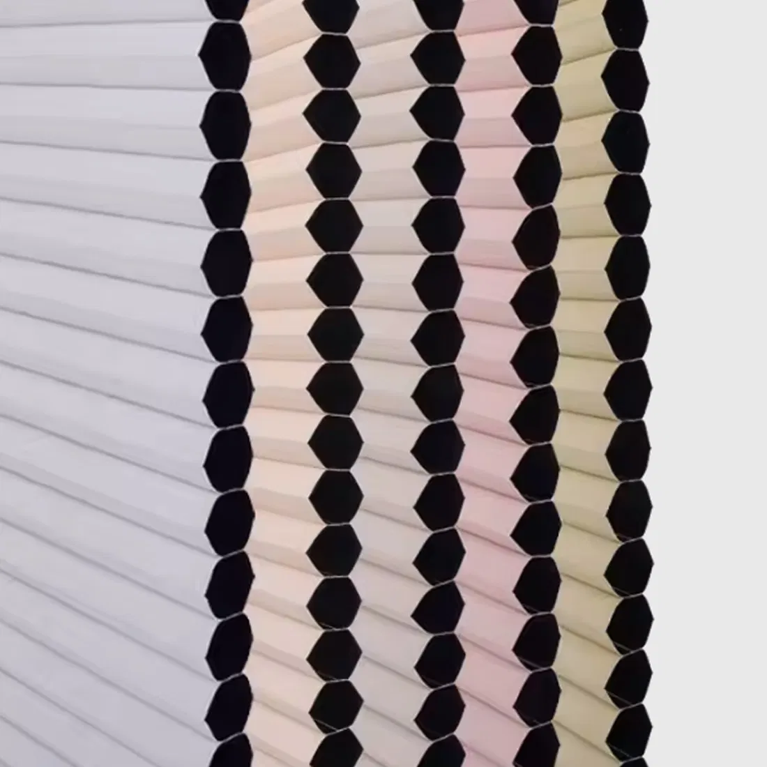 Custom Blackout Soundproof Window Honeycomb Shades Cellular Blinds Non-Woven Fabric