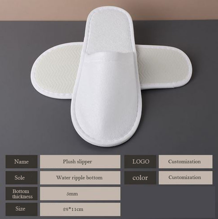 Comfortable Adult Specific Non-Woven Fabric Disposable Hotel Specific Slippers