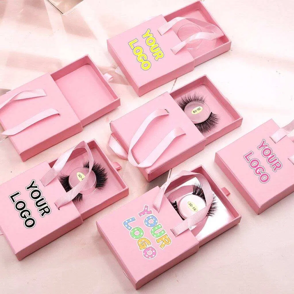Synthetic Material Eyelashes 1pairs Wholesale Custom Package Lashes Natural Look Full Strip Eyelashes Private Label Eyelashes