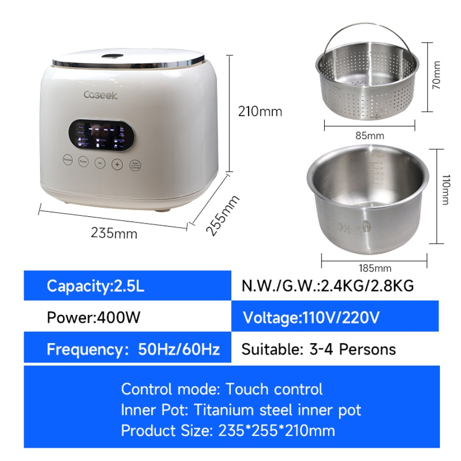 Intelligent Healthy Hot Selling Sealed Rice Cooker for Nutritional Soup