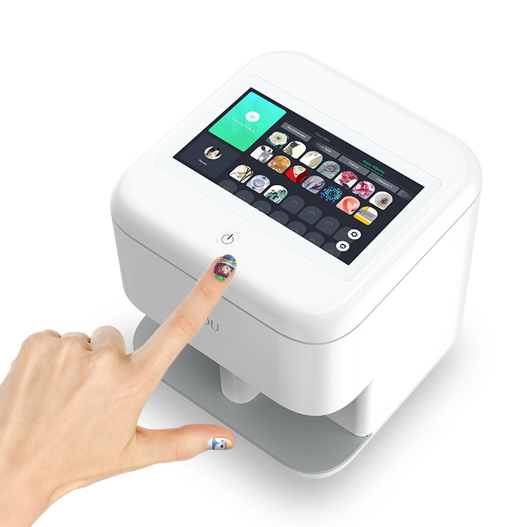 Nail Enhancement 3D Fully Automatic Intelligent Nail Machine Color Drawing Machine Small DIY Beauty Tools Nail Printer