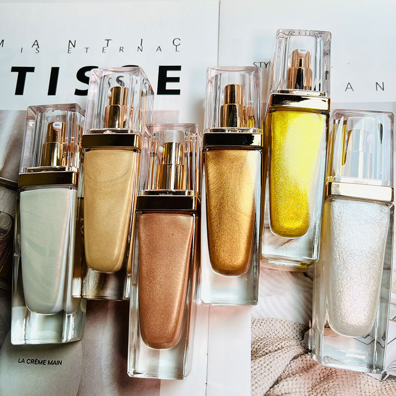 5 Colors Highlighter Colorfast Smooth Shinyface Makeup Custom Factory Price Sweat-Proof Highlighter