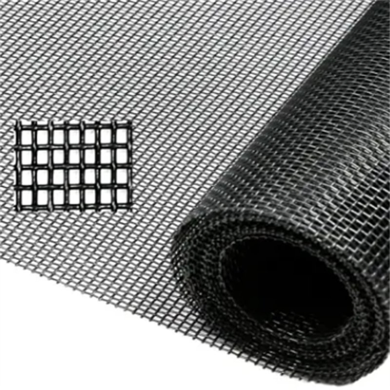 Polyester Yarn Black Insect Screening Screen Fabric