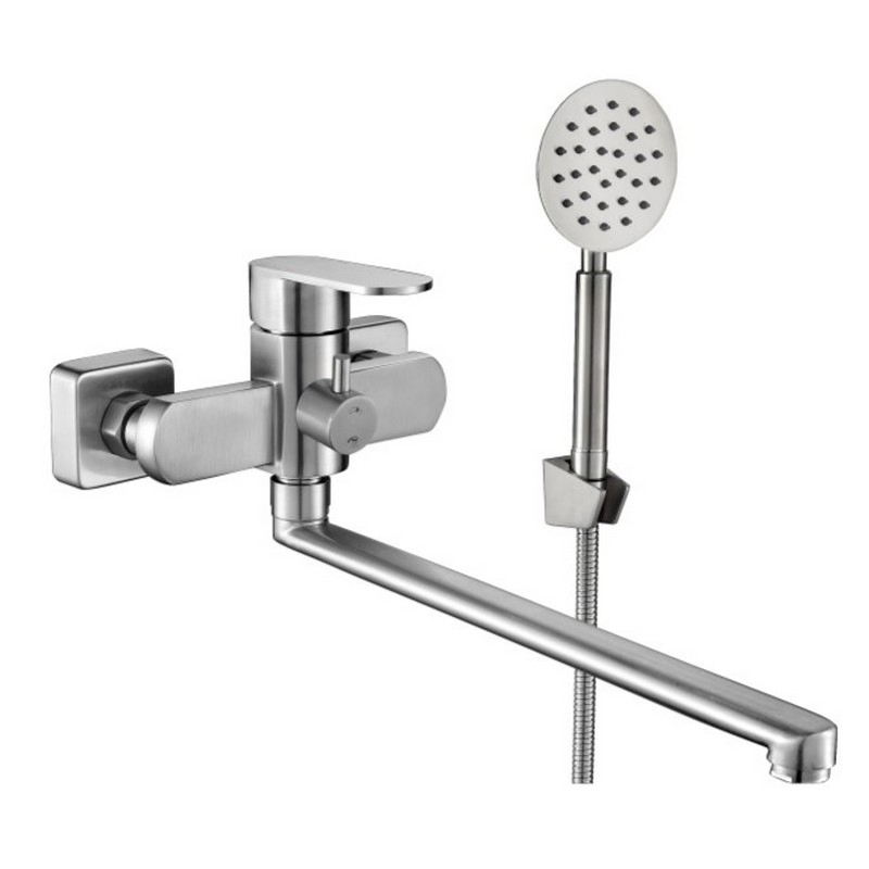 Настенный смеситель для ванны из нержавеющей стали