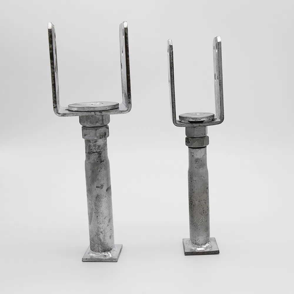 U L T Shape HDG Post Support for Garden Fence Timber