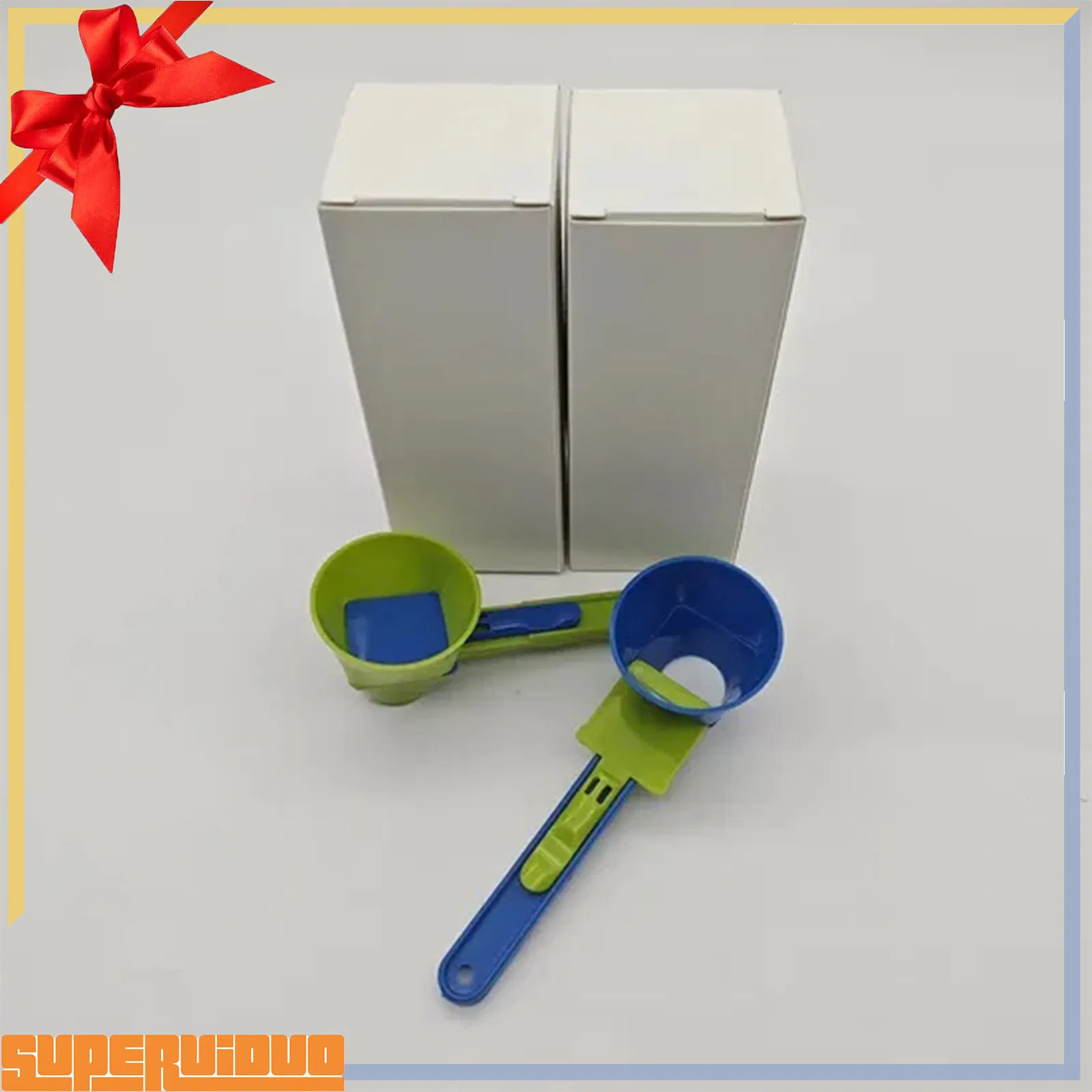 New Design Compact Powder Filling Tool for Small Mouth Bottles Sliding Scoop