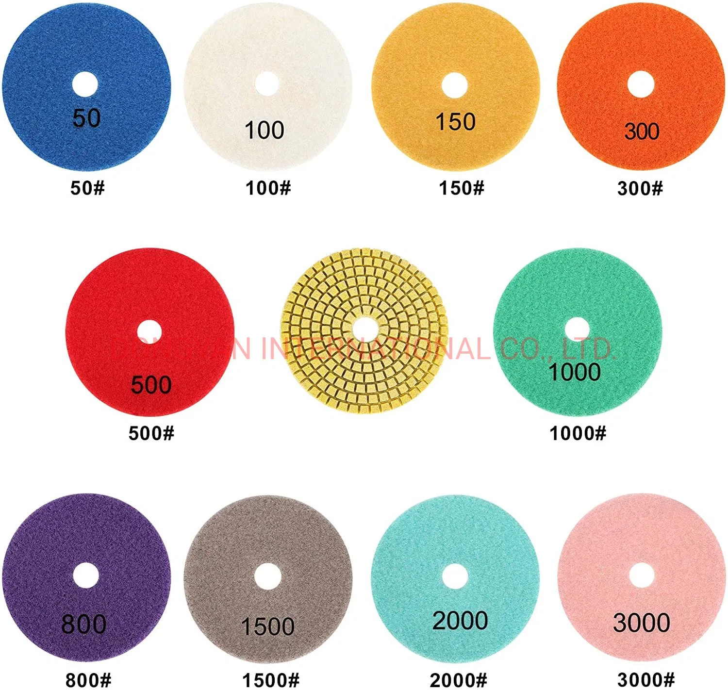 4" Diamond Flexible Polishing Pads