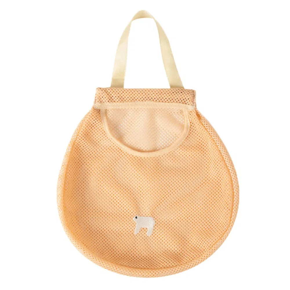 Hanging Wall Mounted Mesh Bag Breathable Storage Mi22879