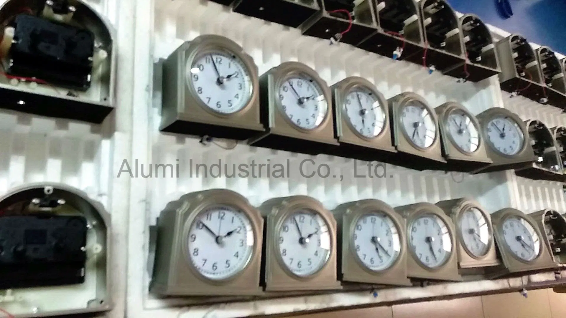 PU Leather Table Alarm Clock for Hotel and Office