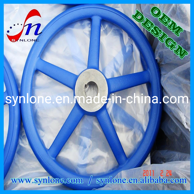 Customized High Quality Sand Casting Hand Wheel for Lathe Spare Parts