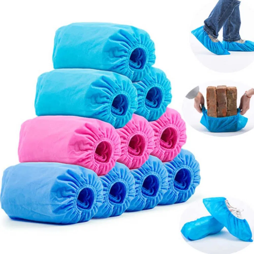 Non Woven Disposable Anti-Dust PP Foot Cover, Consumable Anti Slip Shoe Cover