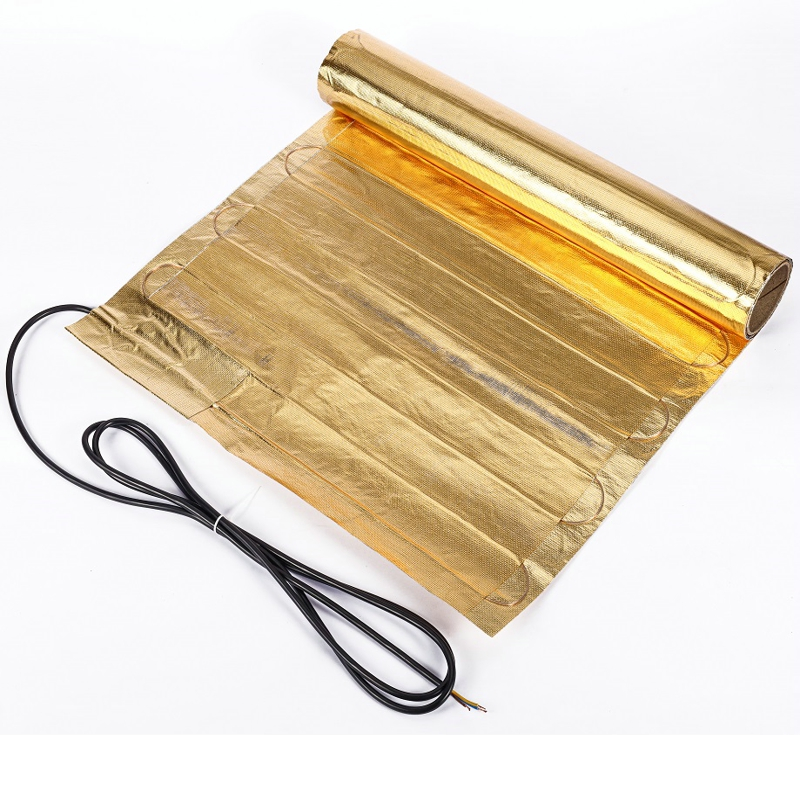 Electric Floor Heating Aluminum Foil Mat Under Tile Luxury Grade CE Approved