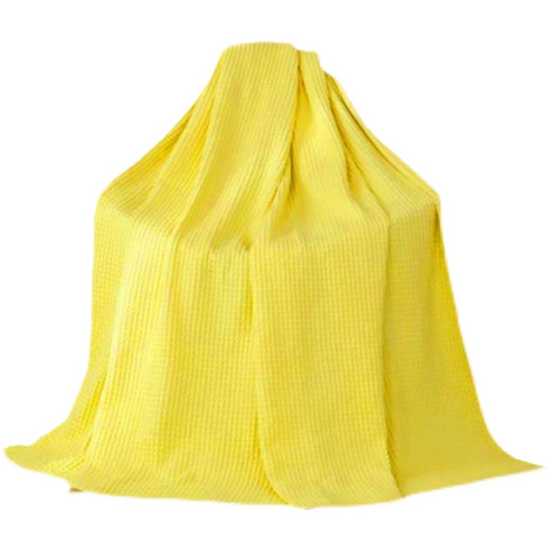 Plaid Unisex Cotton Textile Waffle Home Hotel Air Conditioning Travel Promotion Picnic Blanket