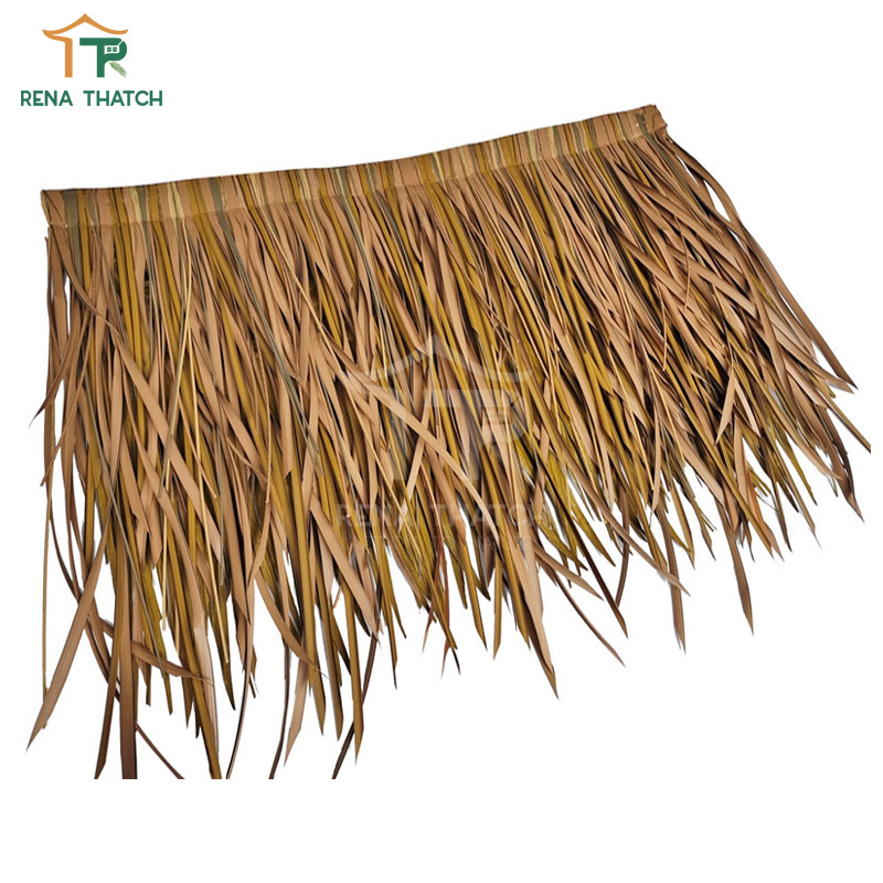 Very Cheap Anti-UV Synthetic Artificial Reed Thatched Roofing Synthetic Palm Thatch