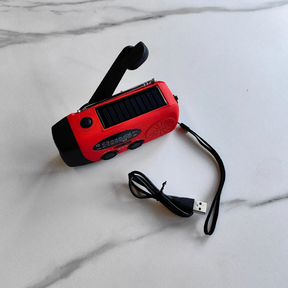 Best Emergency Solar Powered Hand Crank Radio with Reading LED Lamp
