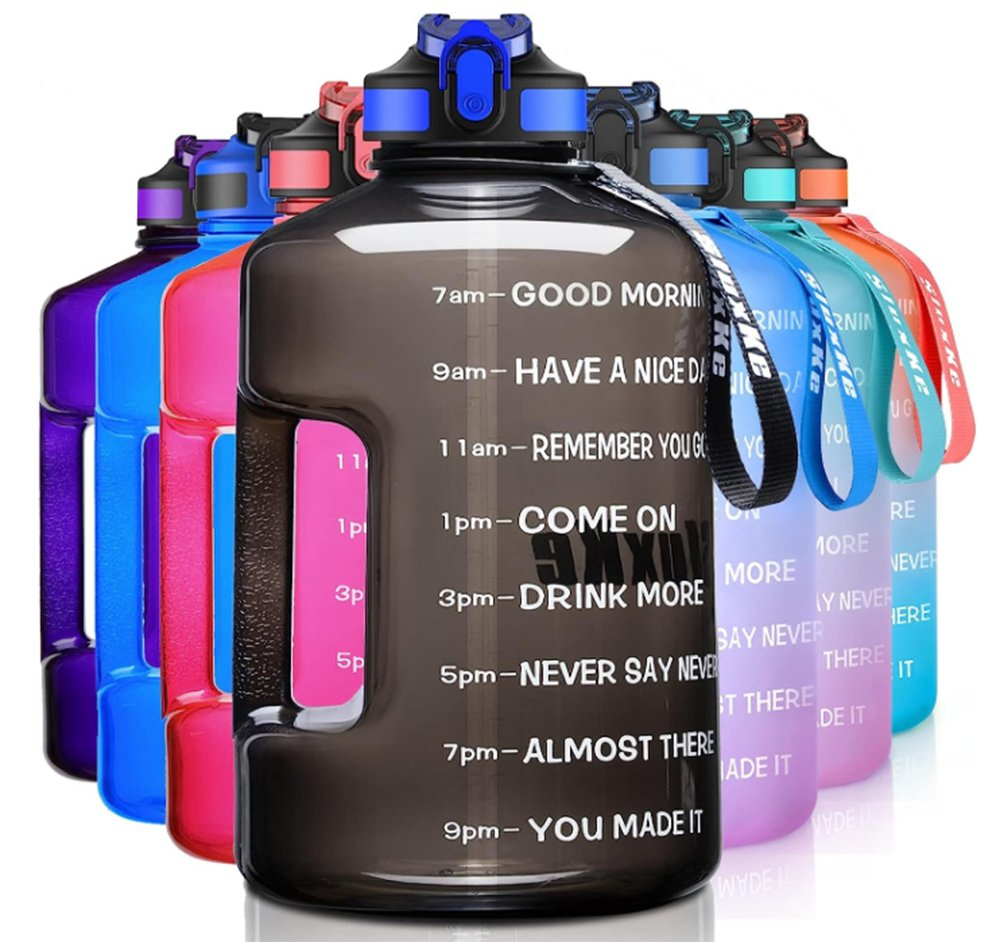 Pop up Open Big Plastic Sports Water Bottle