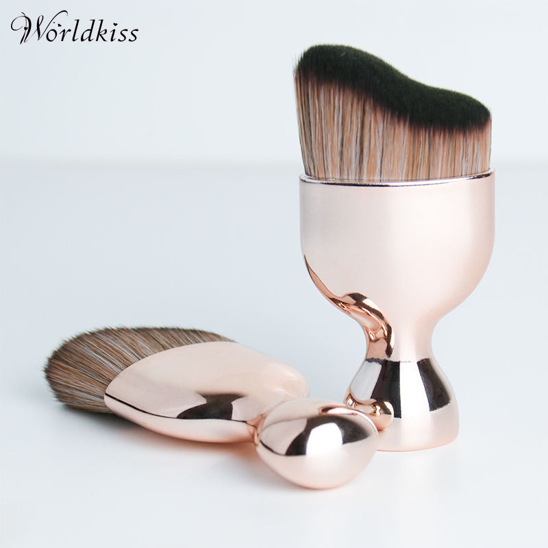 Portable Multifunction Synthetic Hair Custom Foundation Contour Blending Stippling Makeup Brush
