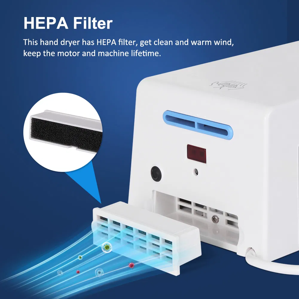 Bathroom Public Power Dryer Washroom Wall Mounted Small Automatic Hand Dryer