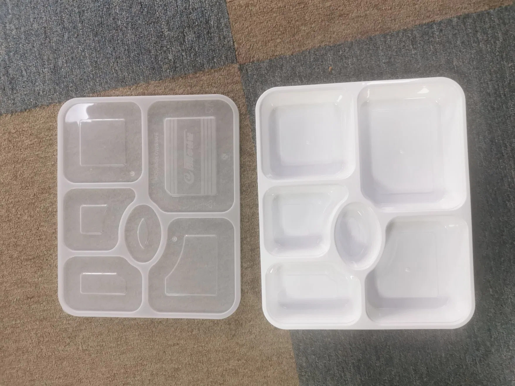 Customized Production of Restaurant and Take-out Disposable Plastic Lunch Boxes That Are Biodegradable