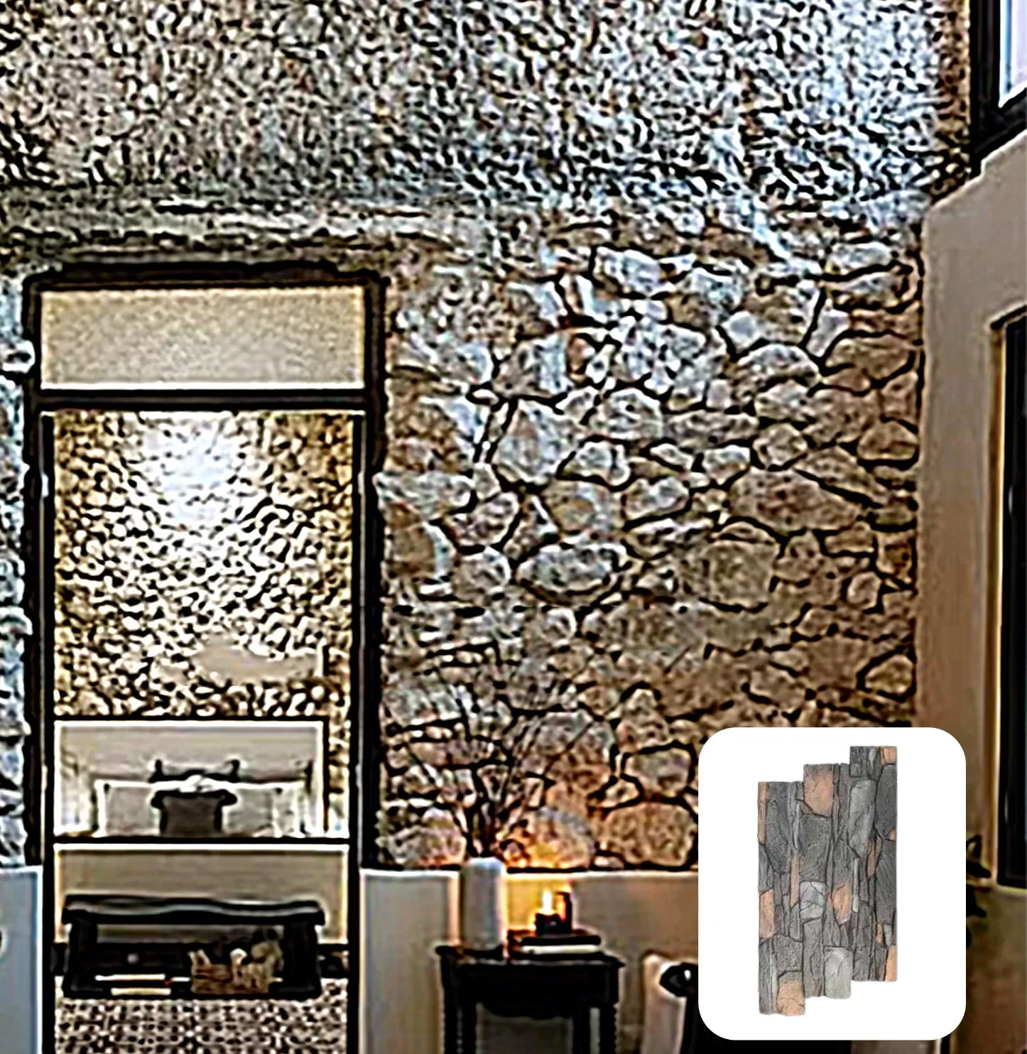 Premium Lightweight PU Coral Reef Wall Panels for Hotels