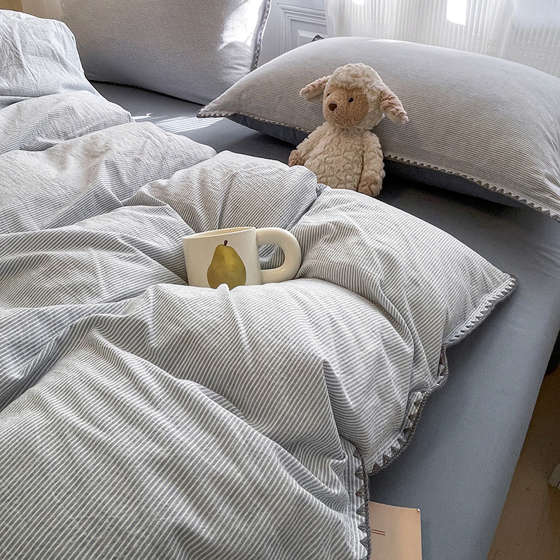 100% Cotton Hotel Bed Fitted Sheet Set 5 Star Hotel Bedsheet Set Hotel Bedding Set