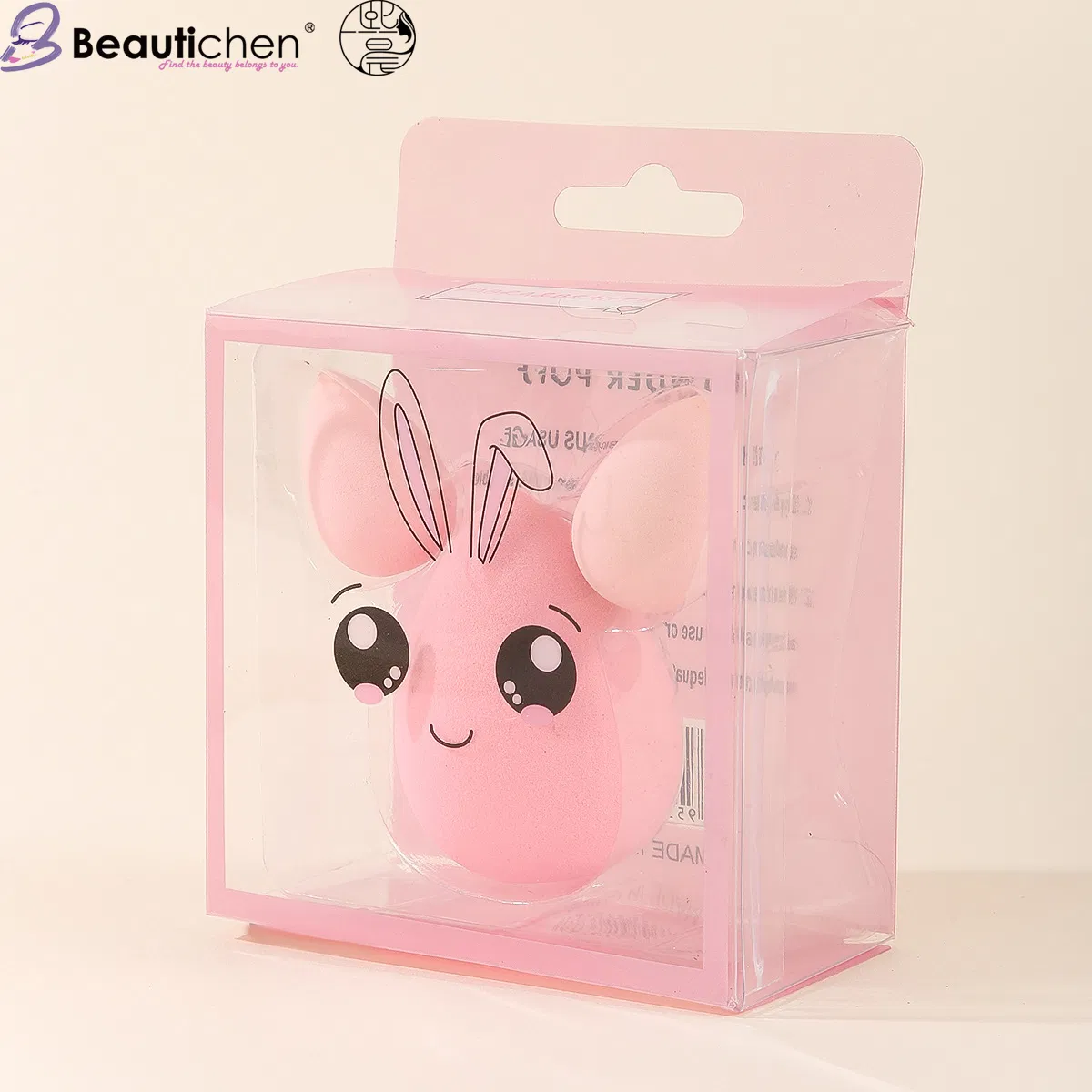 Beautichen 3PCS Water Drop Makeup Sponge Set - Water Activated Expanding Dry/Wet Dual Use Skin-Friendly Sponge in PVC Case (Ultra-Soft)
