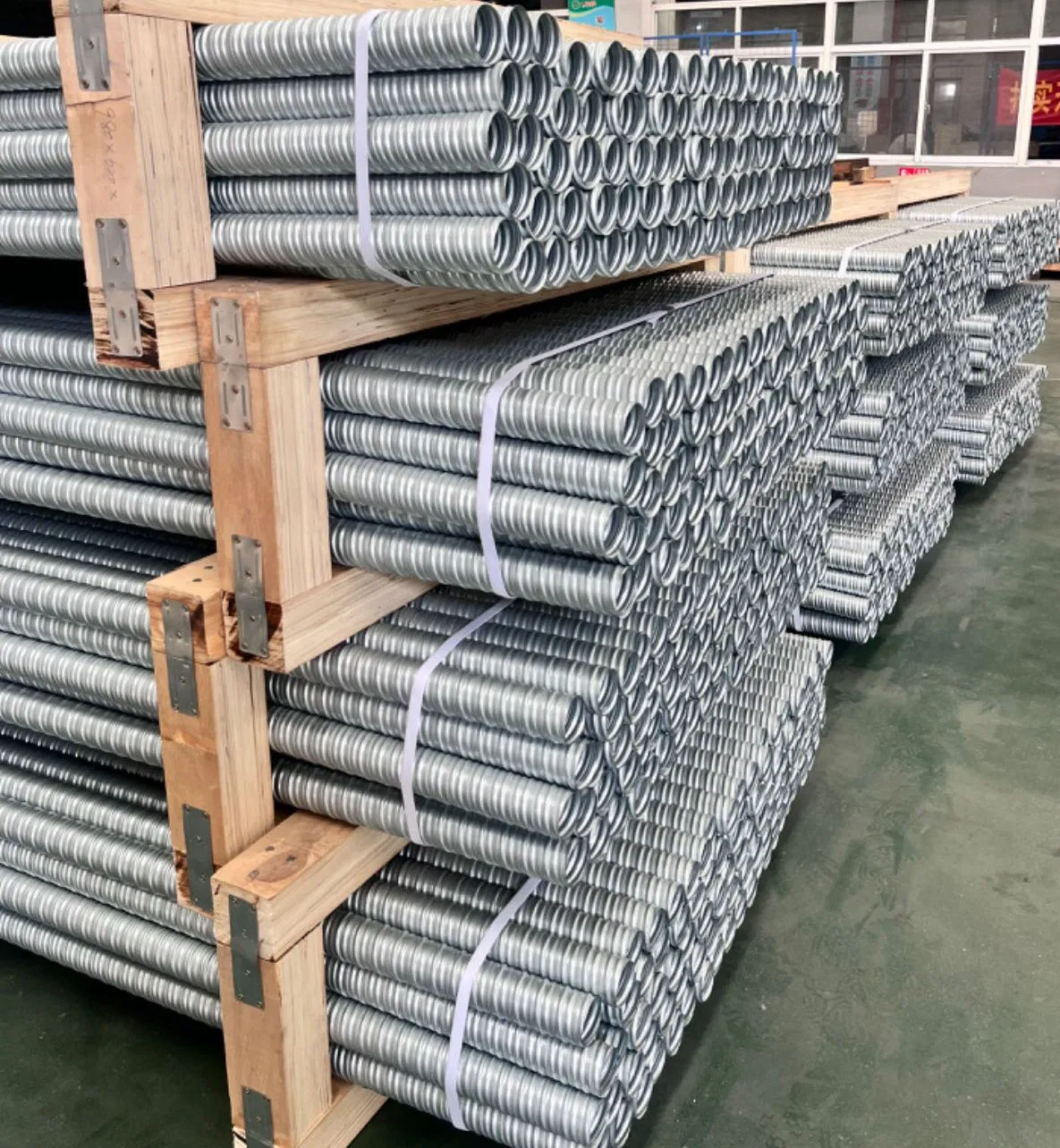 Metal Post Tensioning Galvanized Corrugated Duct for PC Strand 70mm