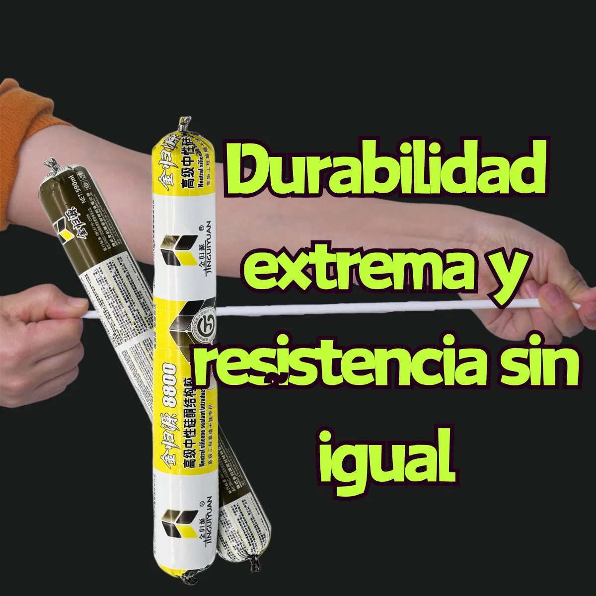 Silicona 100% PARA Muros Cortina, Adhesion Estructural Fuerte Y Duradera