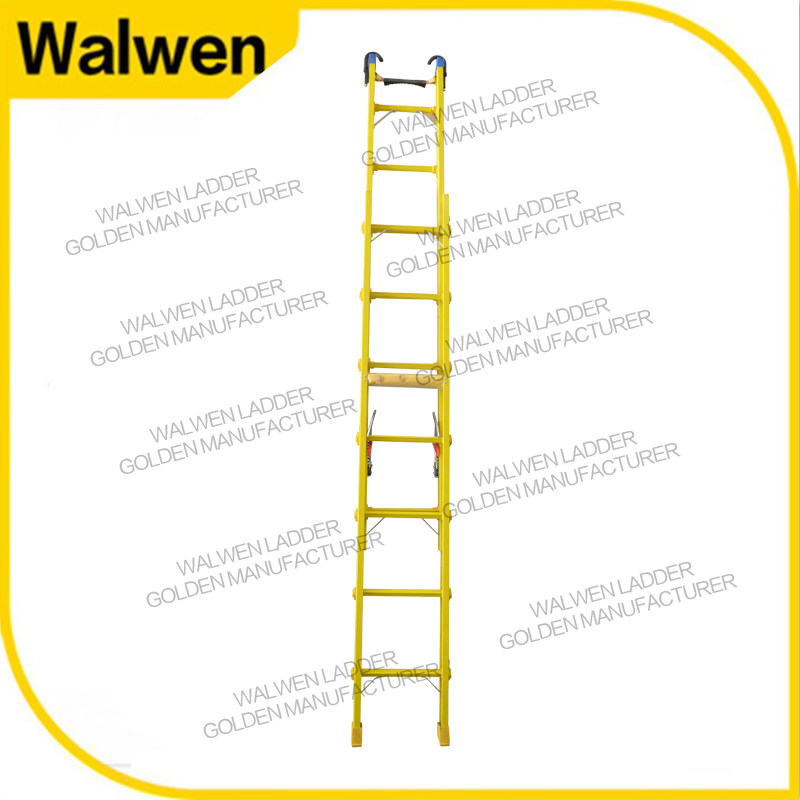 Made in China Safety Use Entire Fiberglass Fully Insulated Extension Ladder