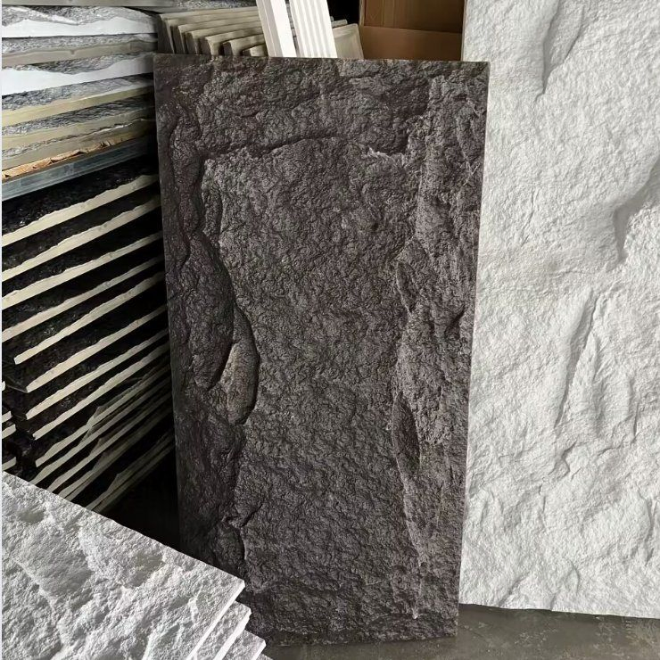 Wholesale Price Indoor Stone Culture Background Waterproof PU Stone Panels