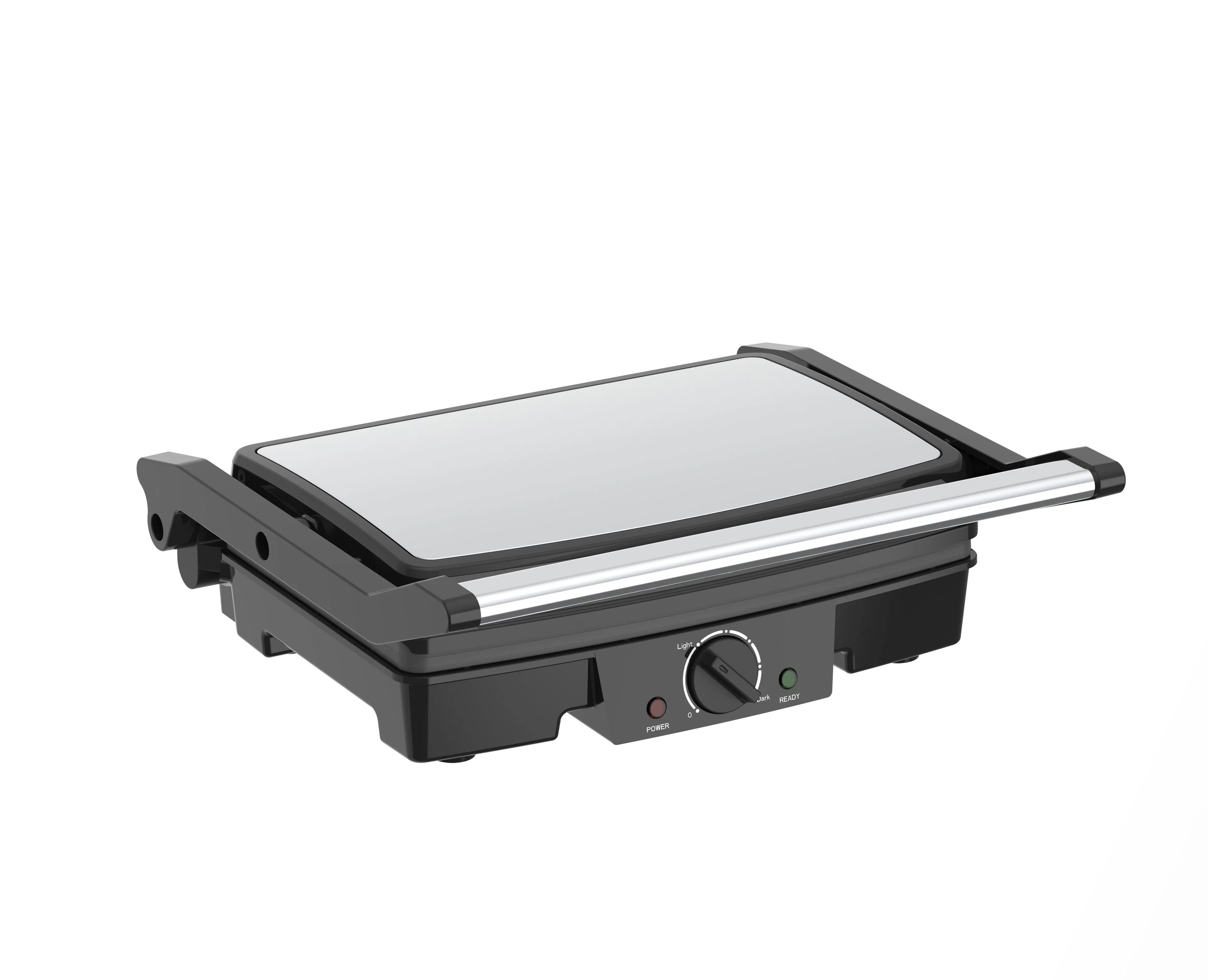 Panini Press, Electric Sandwich Press Grill, Open 180 Degrees, Perfect for Grilling Sandwich, Steak, Burger, Adjustable Temperature Control, Non Stick Coating