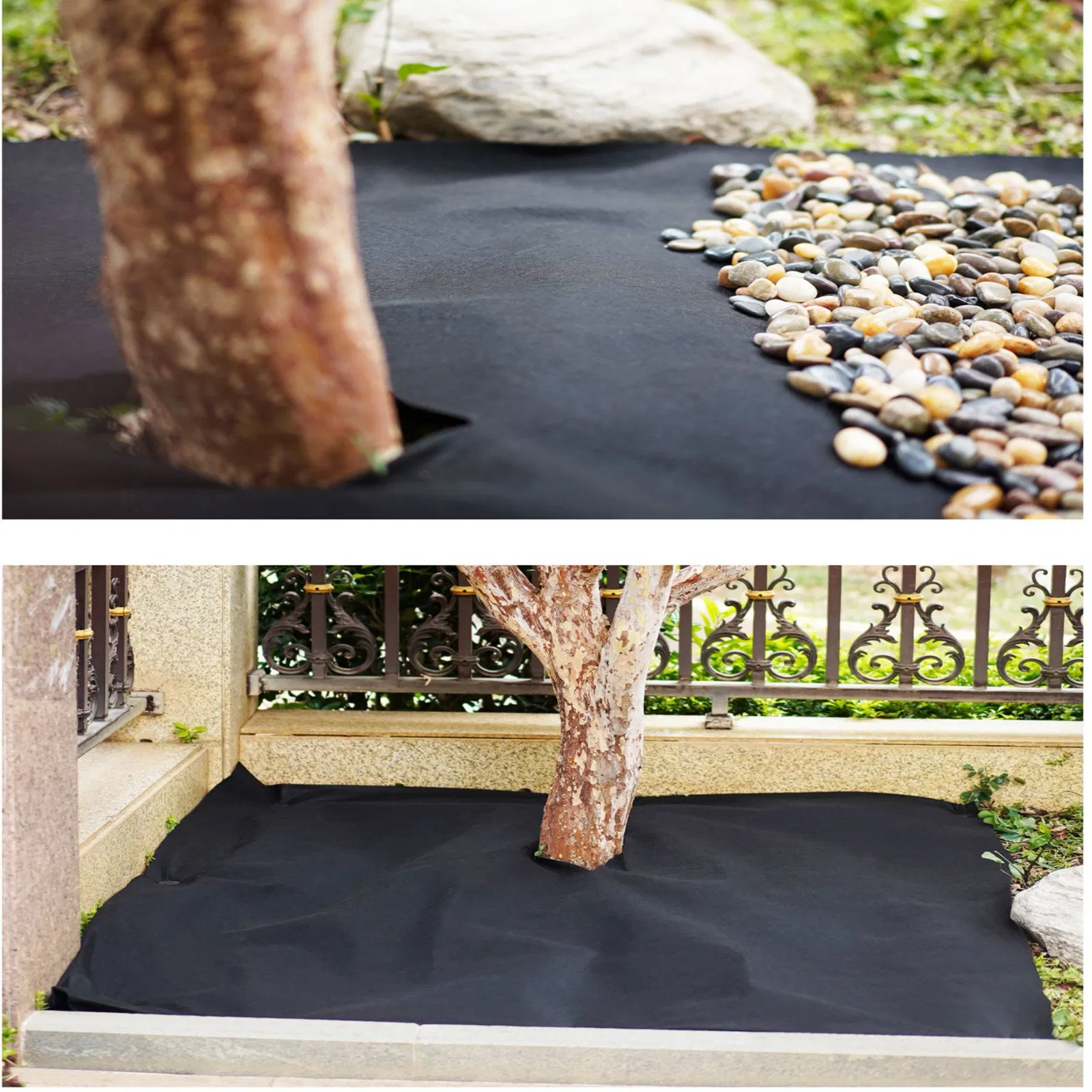 6FT X 50FT 8 Oz, Non-Woven PP Drainage 350n Tensile Strength & 440 N Load Capacity, Woven Geotextile Fabric