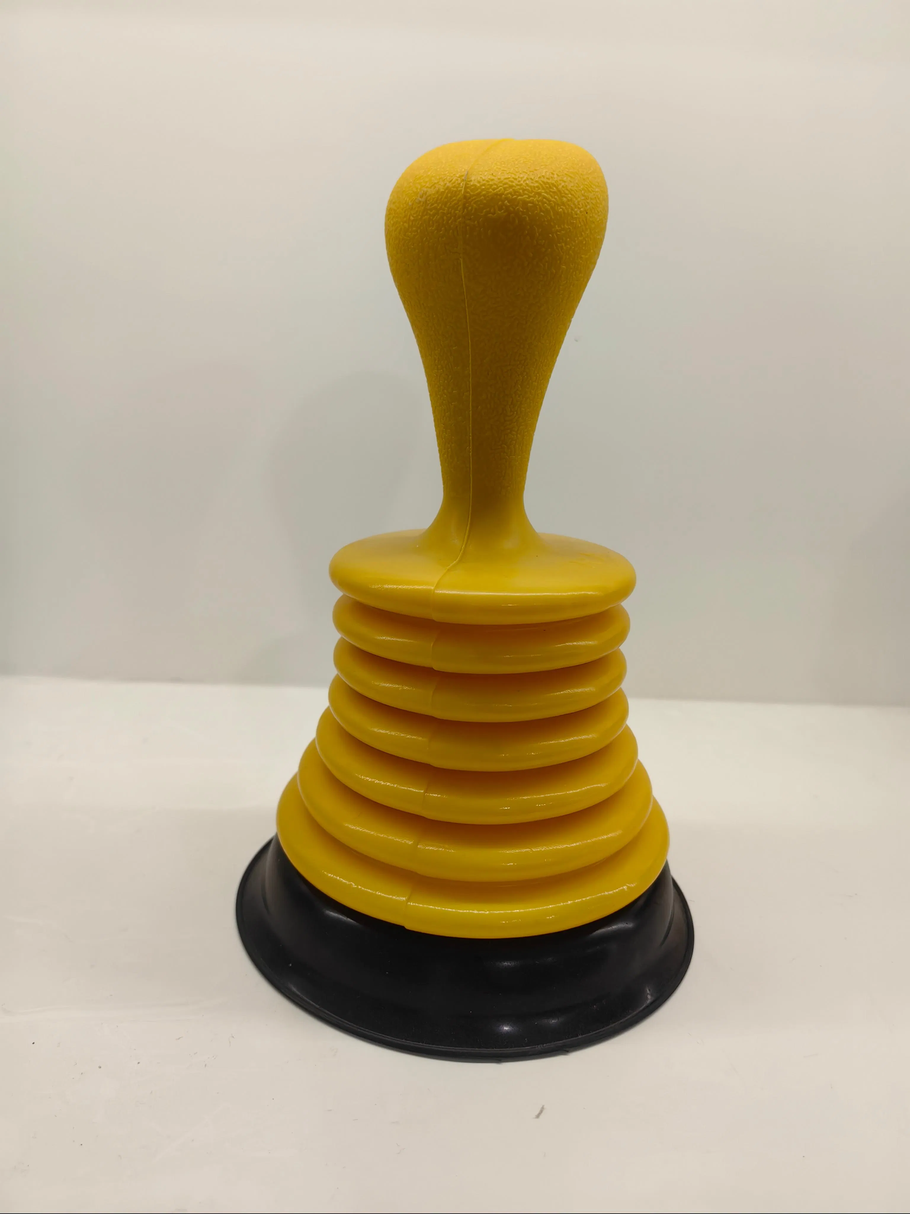 Cute Yellow Plastic Toilet Plunger - Practical & Lovely Home Essential