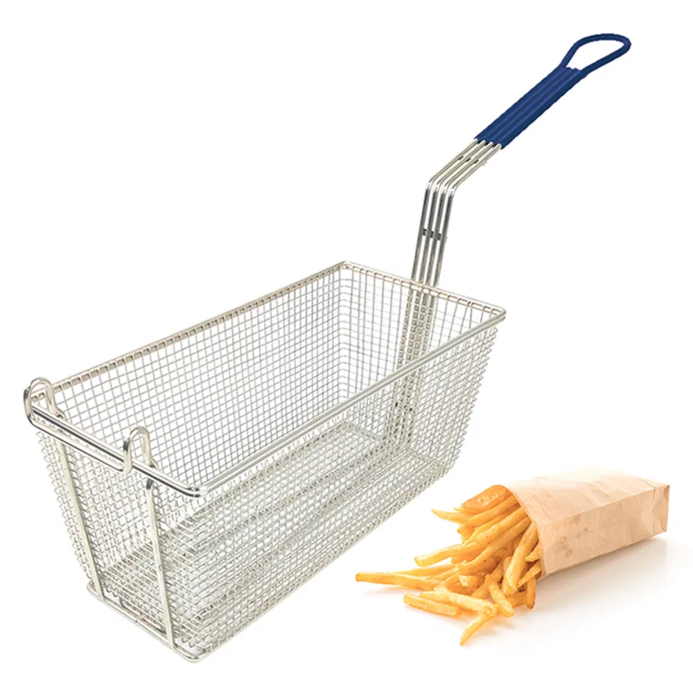 Restaurant Frying Chip Baskets Stainless Steel Fry Basket Commercial Deep Fryer Basket