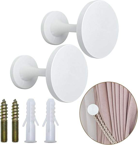 Easy Operation Curtain Stick Holder Iron Curtain Holdback Curtain Holders for Drapes