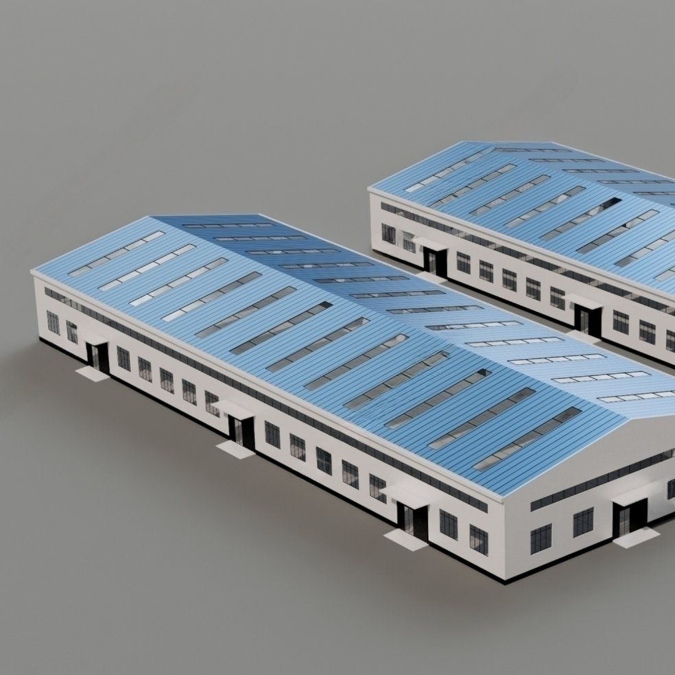 Large Span Weld H Beam Prefabricated Steel Structure Workshop Construction