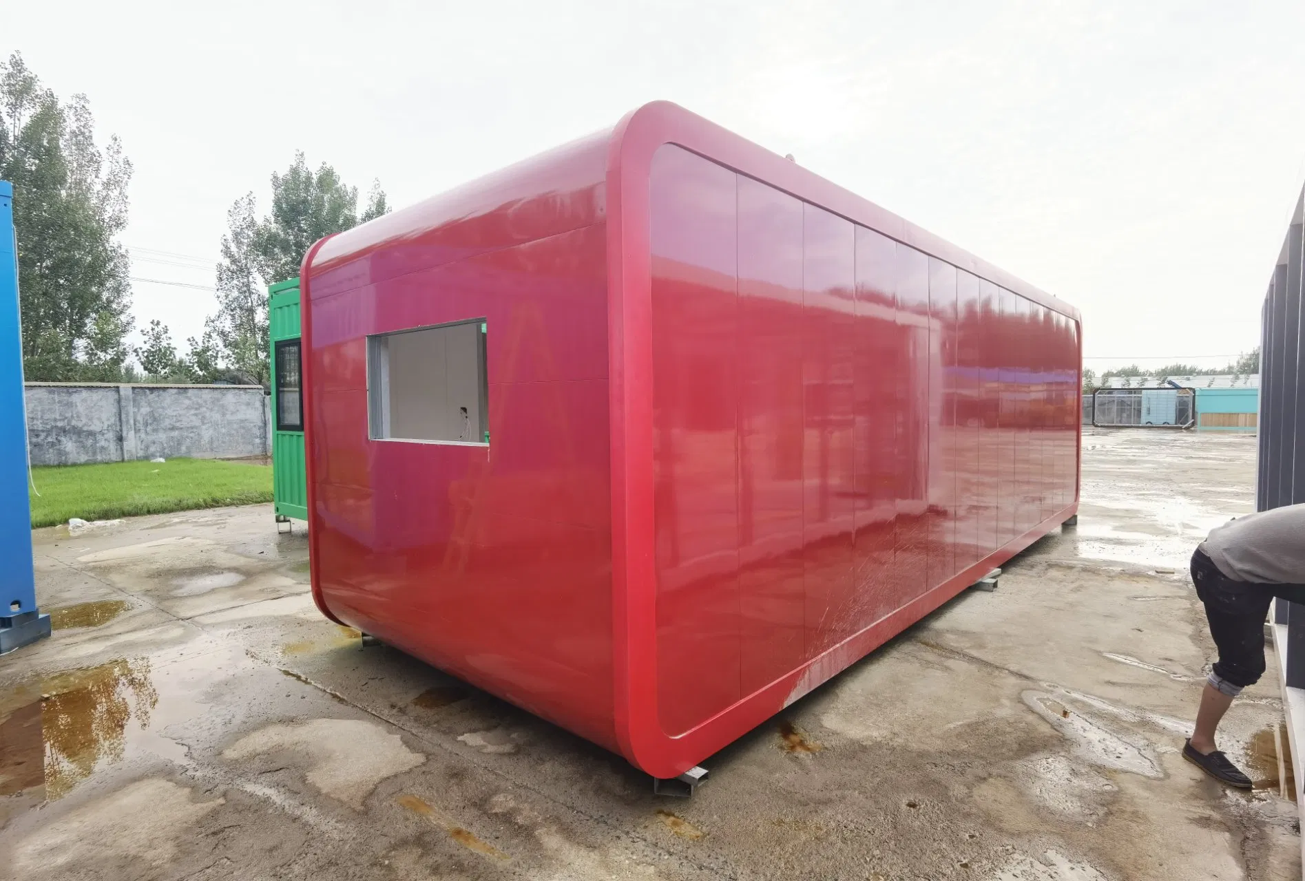 Best Quality Office Prefab House Tiny House Pod Apple Cabin for Living or Office or Store or Hotel