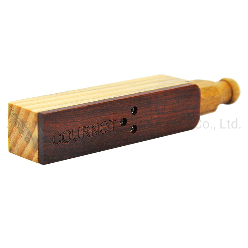 Wood Pipe Portable Telescopic Single Hole Pipe Cournot Smoking Water Pipe